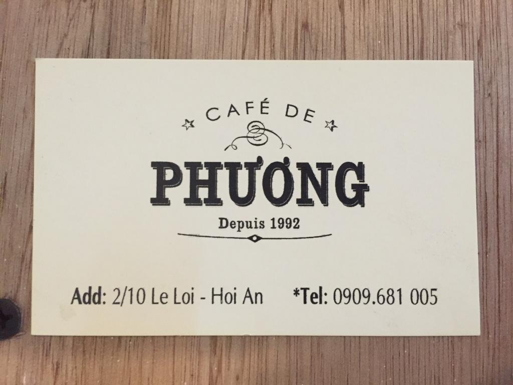 NHà hàng và Cafe de Phuong - Hội An