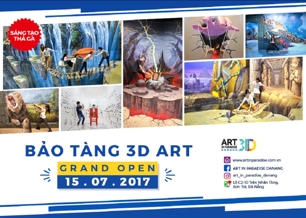 Phòng tranh 3D Art in Paradise Đà Nẵng tuyển dụng (11/2017)